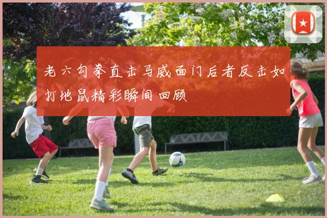 老六勾拳直击马威面门后者反击如打地鼠精彩瞬间回顾